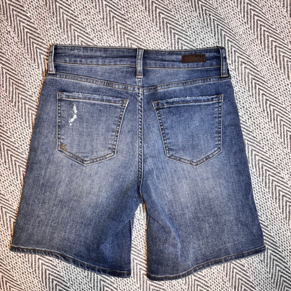 KUT from the Kloth | High Rise Boyfriend Jean Shorts | Sz 2 - Picture 5 of 8